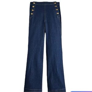 J.Crew Sailor Women's Blue High-Waisted Jeans